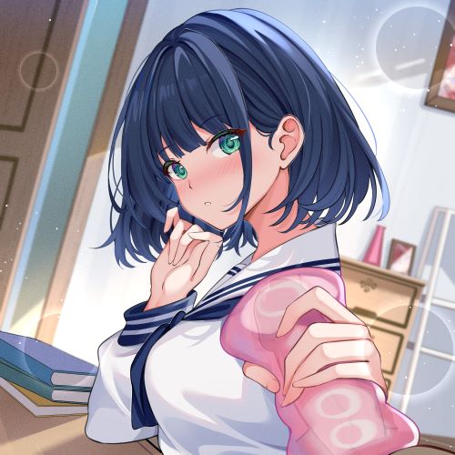 dessin hentai d'un noir tenant un jouet sexuel